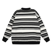 Knitted Striped Pullover