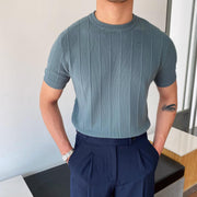 Knitted Short-Sleeve T-Shirt