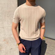 Knitted Short-Sleeve T-Shirt